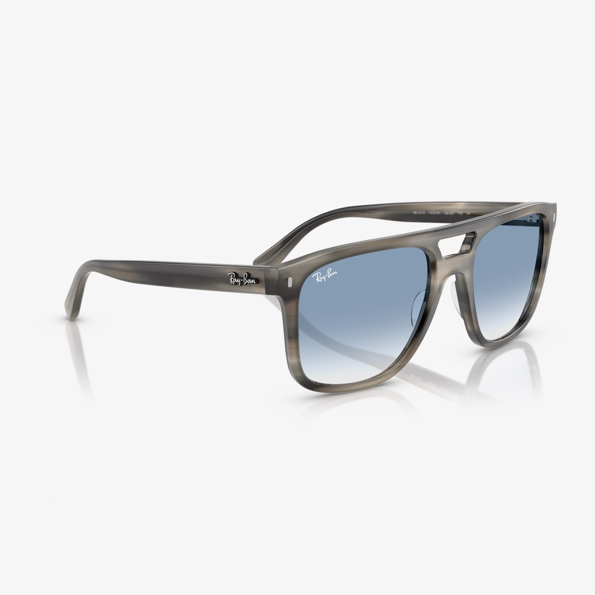 Ray-Ban RB2213 Unisex Gri Güneş Gözlüğü