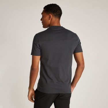  Calvin Klein Structured Embroidery Erkek Siyah T-Shirt