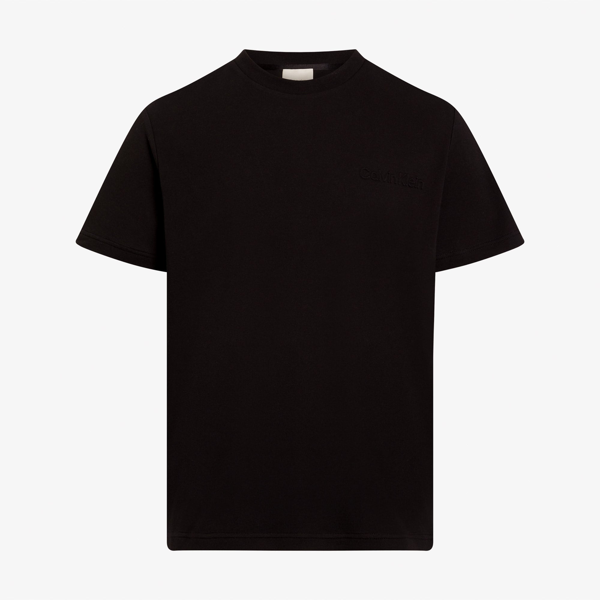 Calvin Klein Embossed Logo Erkek Siyah T-Shirt