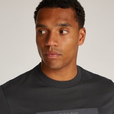  Calvin Klein Structured Embroidery Erkek Siyah T-Shirt