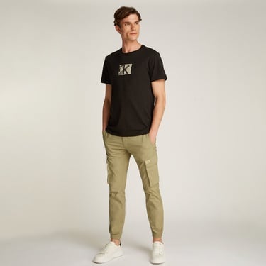  Calvin Klein Small Box Erkek Siyah T-Shirt