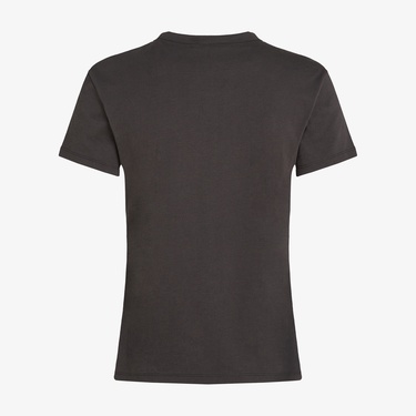  Calvin Klein Graphic Slim Kadın Siyah T-Shirt