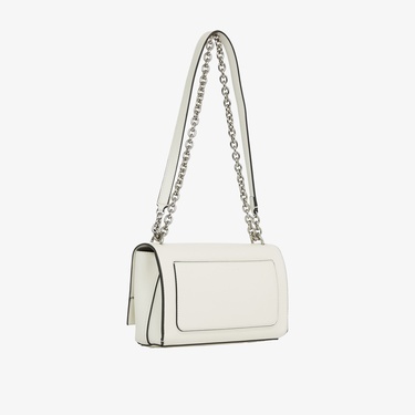  Calvin Klein Sculpted Mono Kadın Beyaz El Çantası