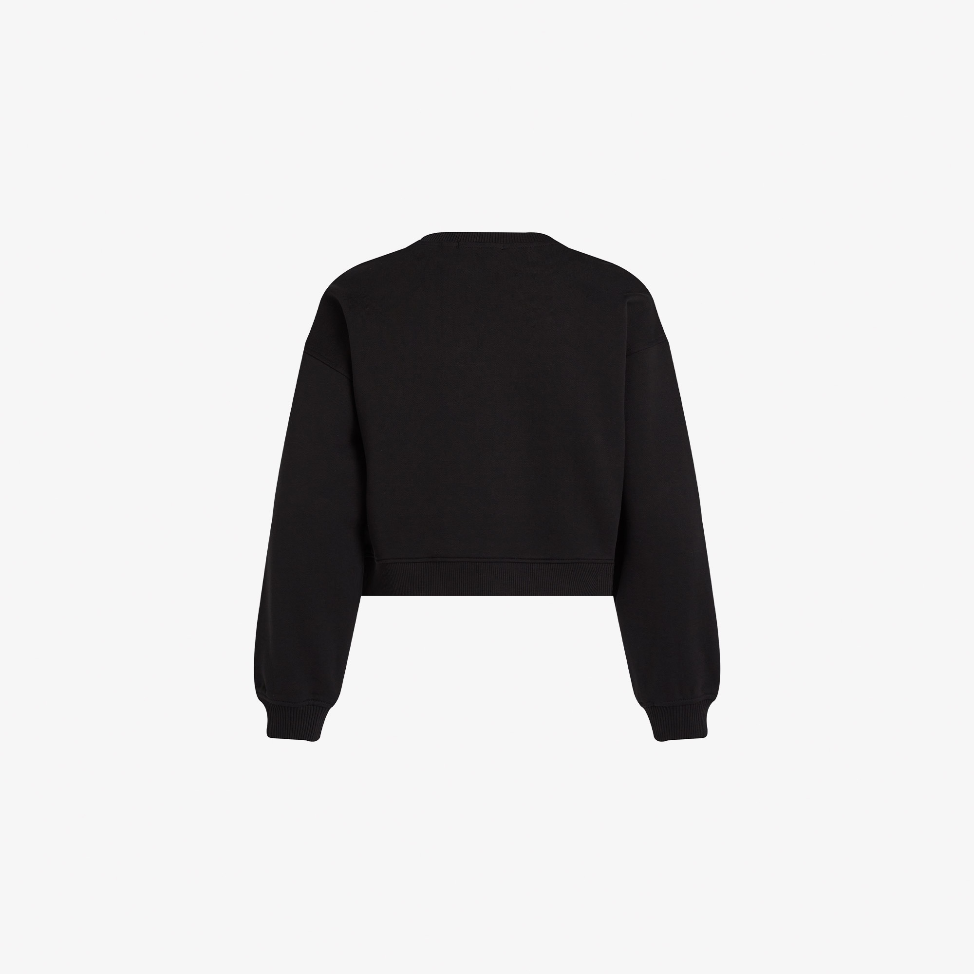 Calvin Klein Glitter Monologo Çocuk Siyah Sweatshirt