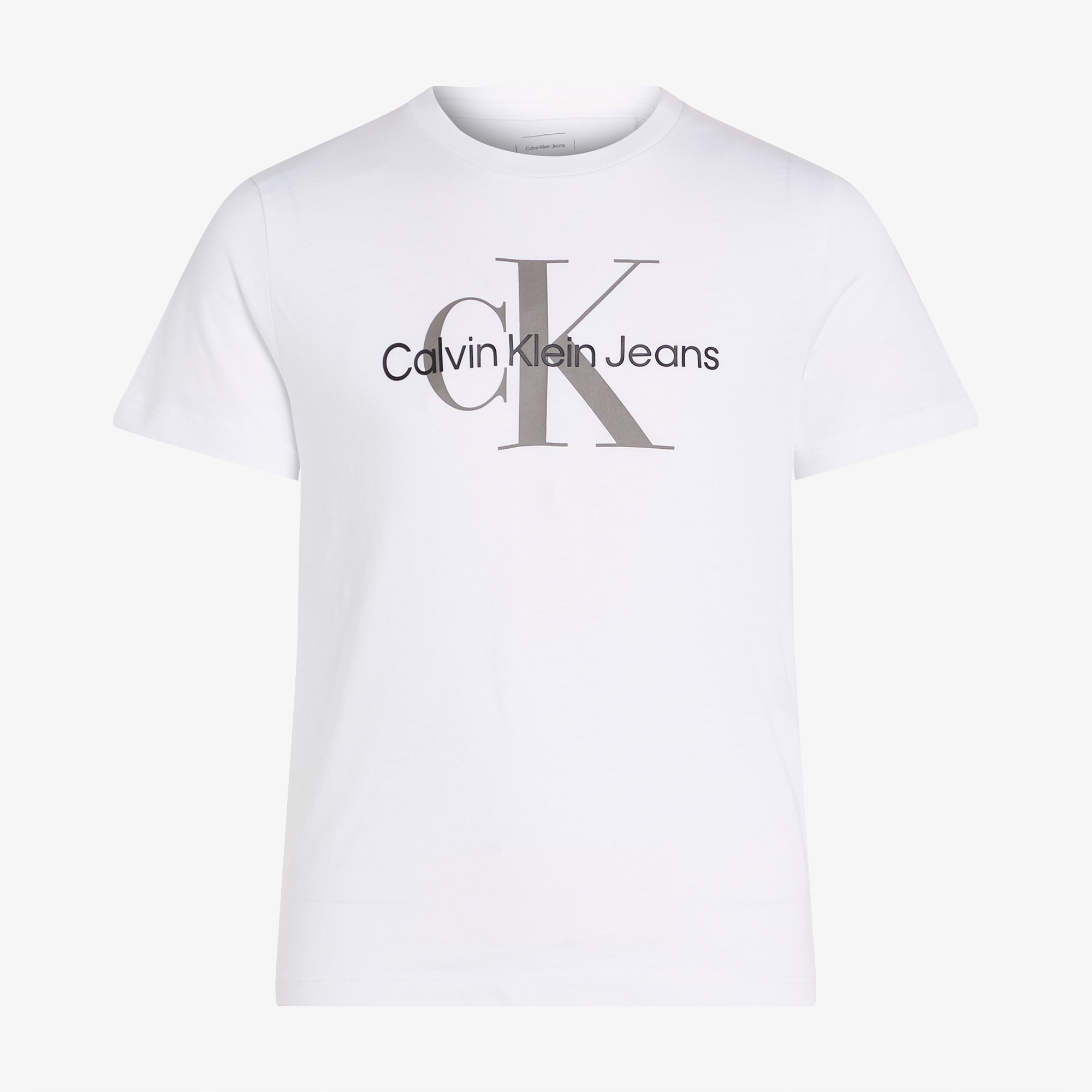 Calvin Klein Monogram Çocuk Beyaz T-Shirt