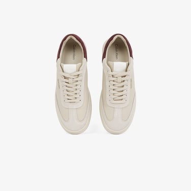  Calvin Klein Cupsole Lace Up Sue Mix Kadın Bej Sneaker