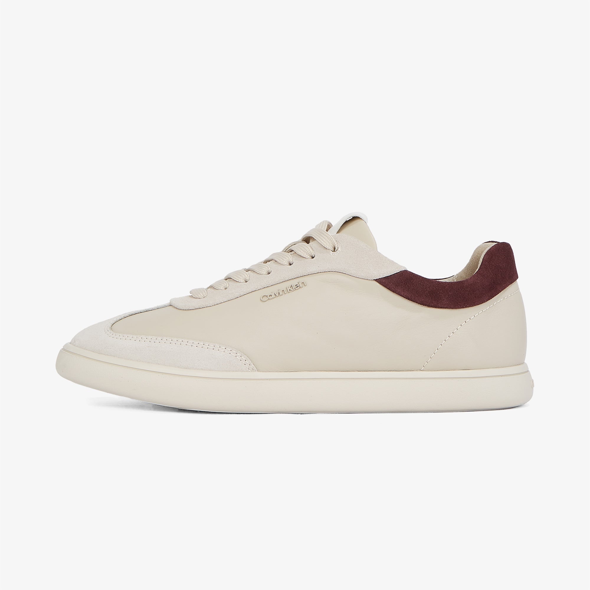 Calvin Klein Cupsole Lace Up Sue Mix Kadın Bej Sneaker