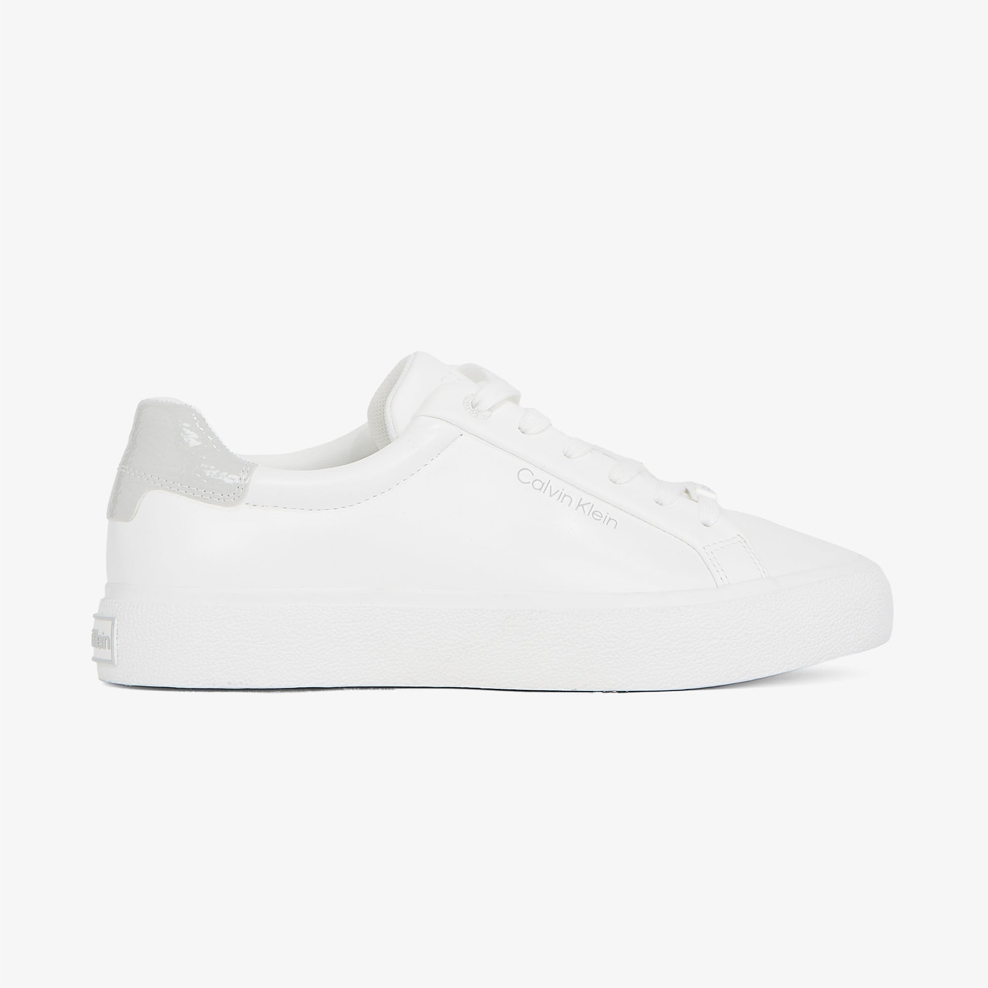 Calvin Klein Lace Up Texture Kadın Beyaz Sneaker