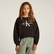 Calvin Klein Glitter Monologo Çocuk Siyah Sweatshirt