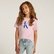 Calvin Klein Monogram Çocuk Pembe T-Shirt