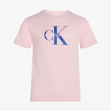  Calvin Klein Monogram Çocuk Pembe T-Shirt