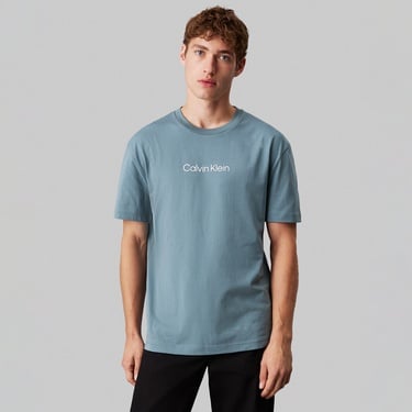  Calvin Klein Hero Logo Comfort Erkek Mavi T-Shirt