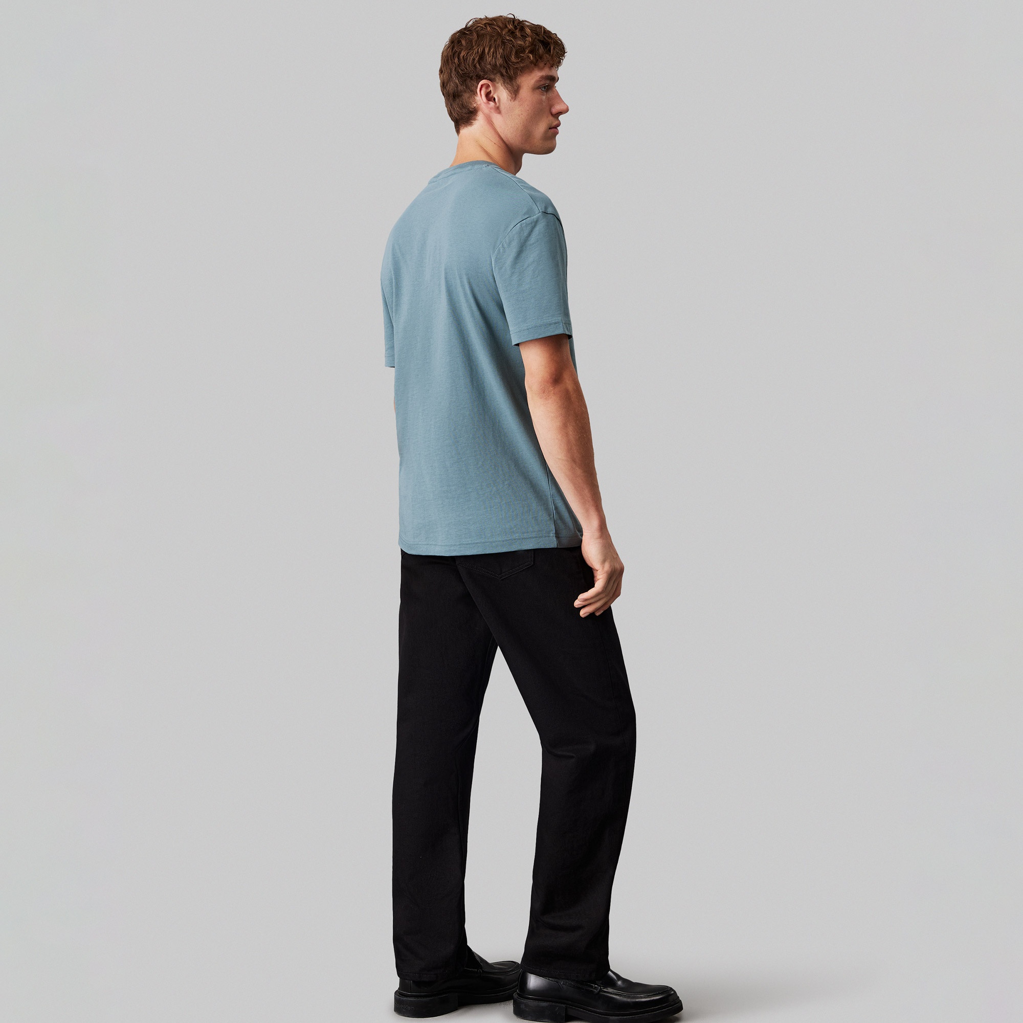 Calvin Klein Hero Logo Comfort Erkek Mavi T-Shirt