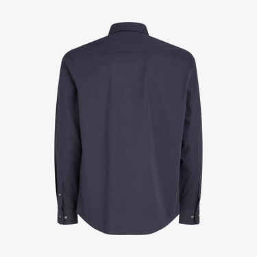  Calvin Klein Poplin Stretch Slim Erkek Lacivert Gömlek
