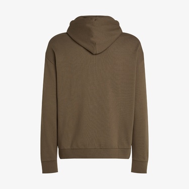  Calvin Klein Hero Logo Comfort Erkek Kahverengi Sweatshirt