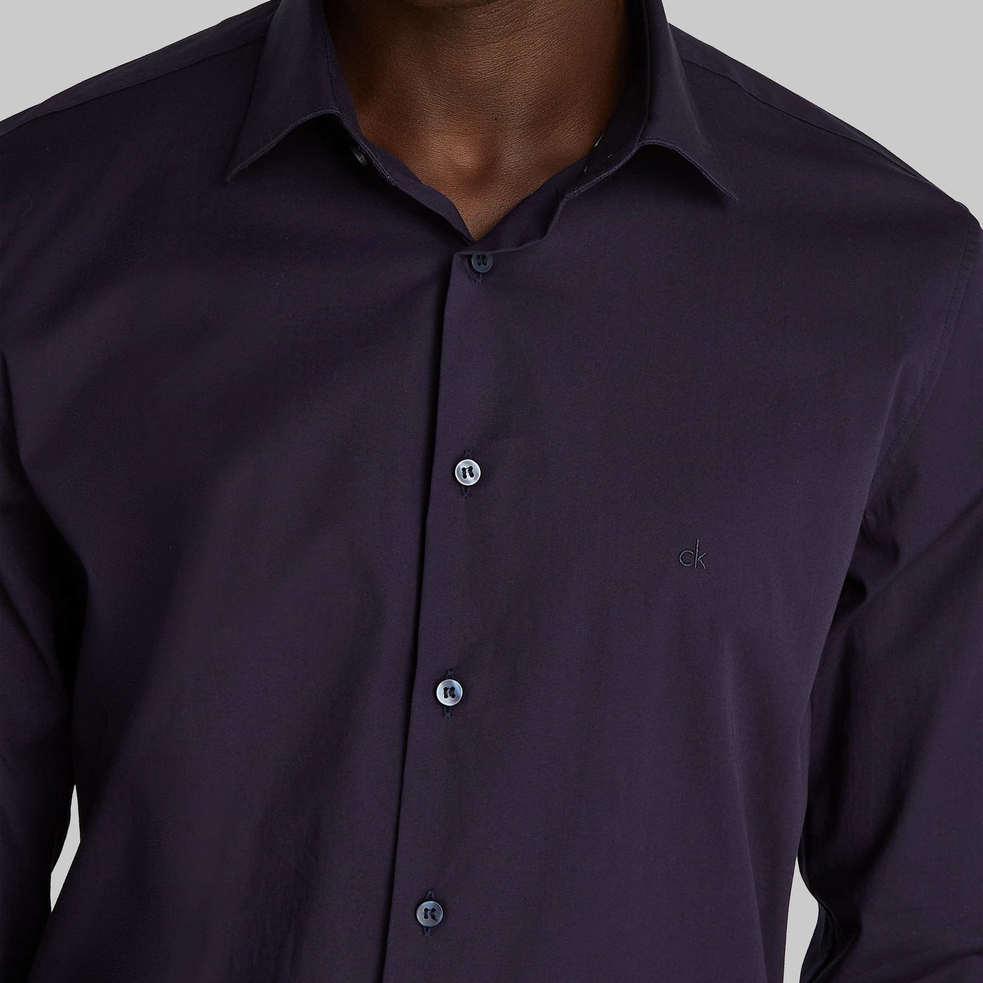 Calvin Klein Regular Erkek Lacivert Gömlek