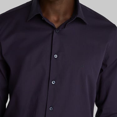  Calvin Klein Regular Erkek Lacivert Gömlek