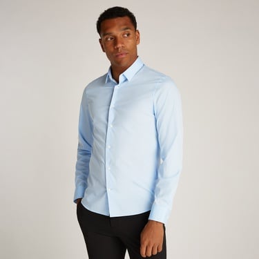  Calvin Klein Slim Erkek Mavi Gömlek