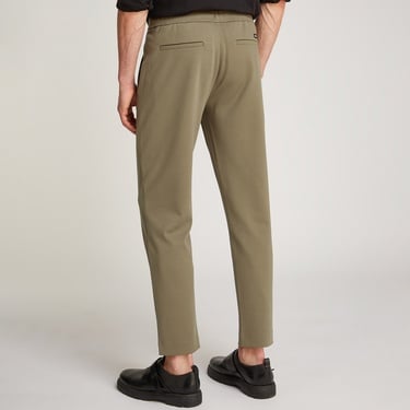  Calvin Klein Comfort Knit Tapered Pleat Erkek Gri Pantolon