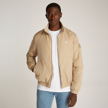  Calvin Klein Padded Harrington Erkek Bej Ceket