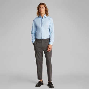  Calvin Klein Regular Erkek Mavi Gömlek