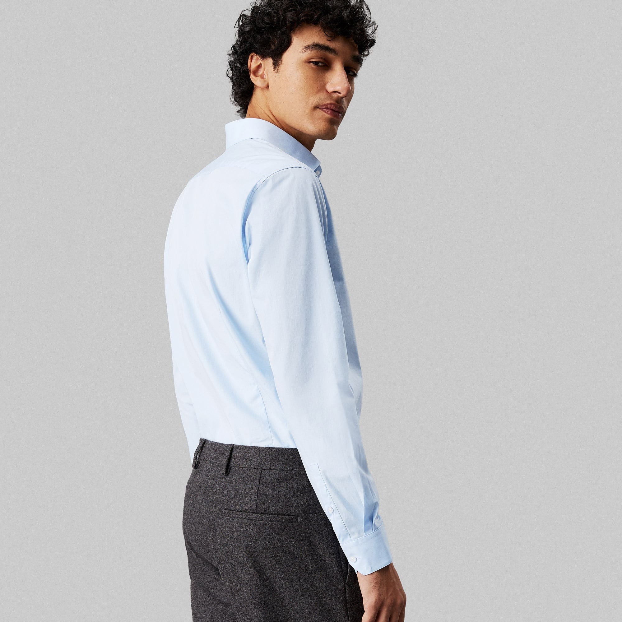 Calvin Klein Regular Erkek Mavi Gömlek