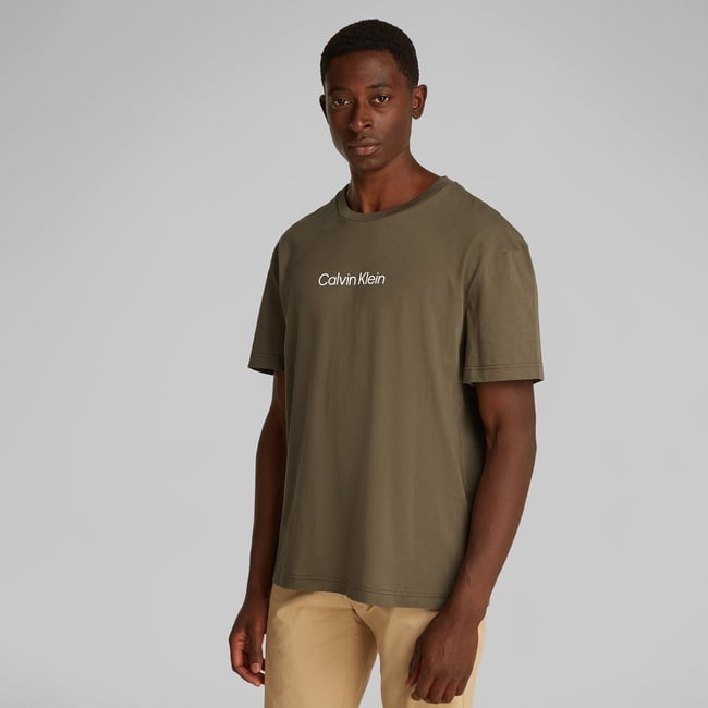  Calvin Klein Erkek Haki T-Shirt