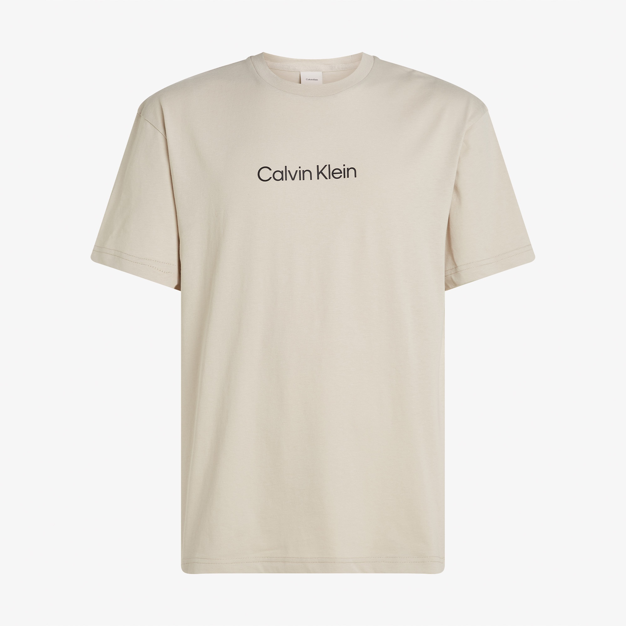 Calvin Klein Hero Logo Comfort Erkek Bej T-Shirt