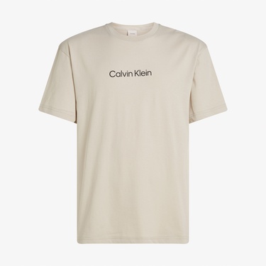  Calvin Klein Hero Logo Comfort Erkek Bej T-Shirt