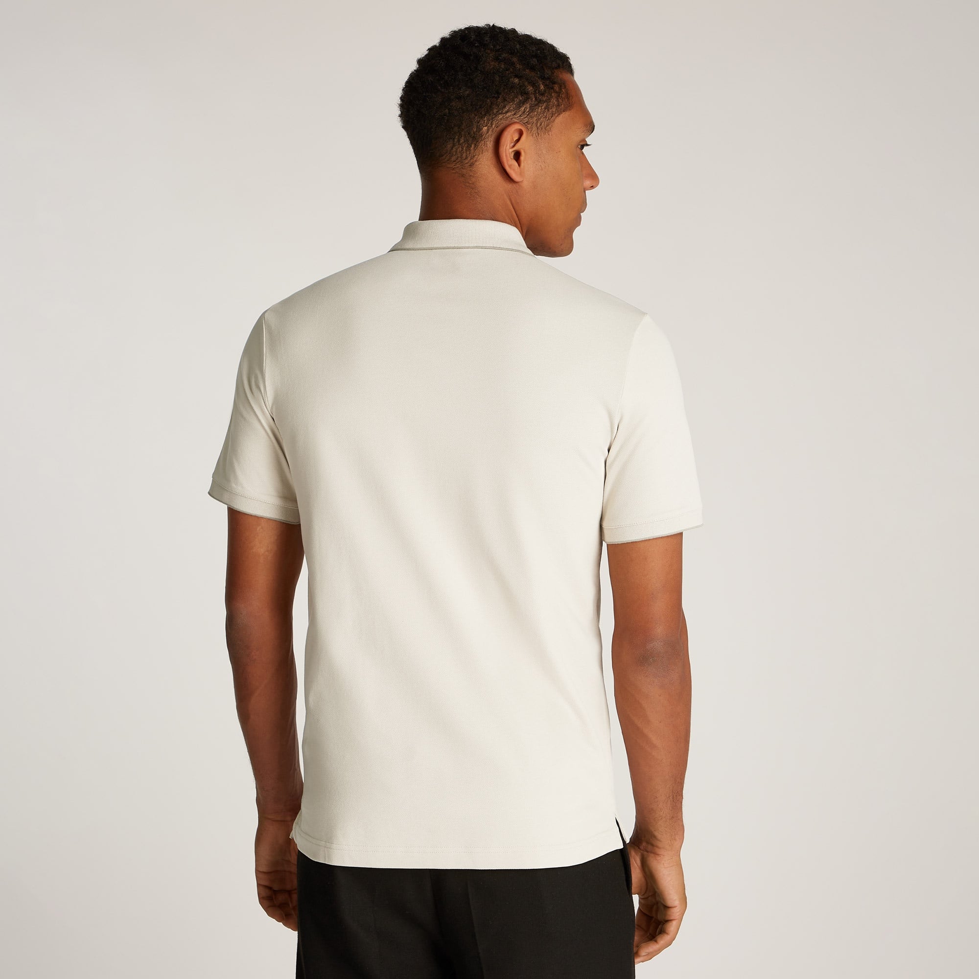 Calvin Klein Erkek Beyaz Polo