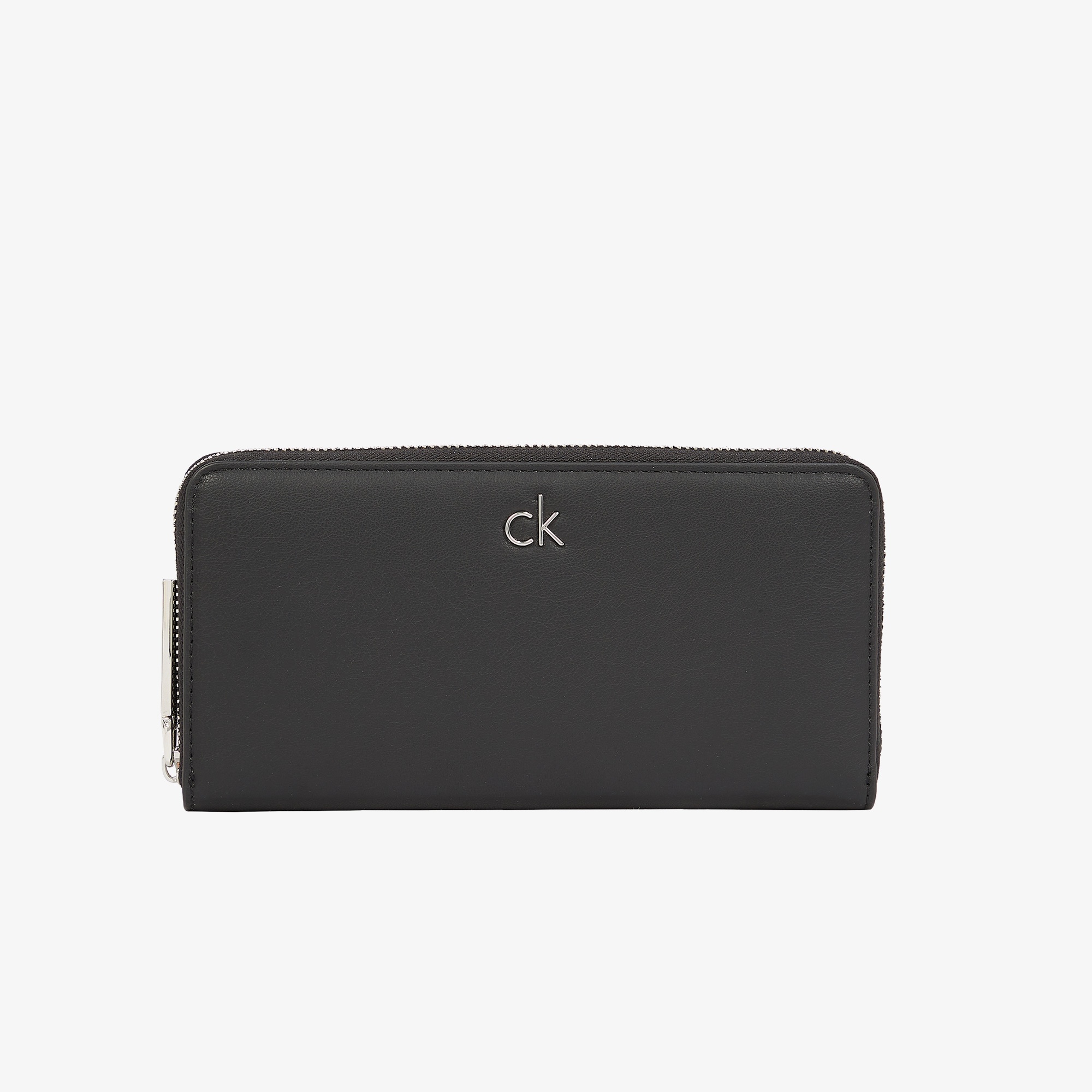 Calvin Klein Daily Large Zip Around Pbl Kadın Siyah Cüzdan