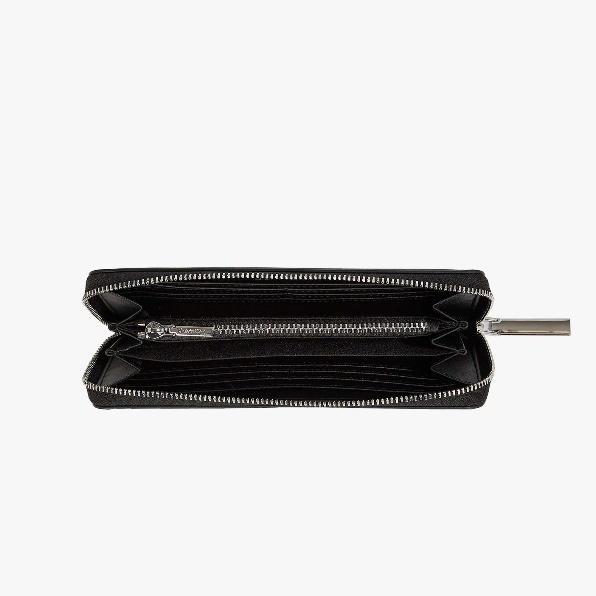 Calvin Klein Daily Large Zip Around Pbl Kadın Siyah Cüzdan