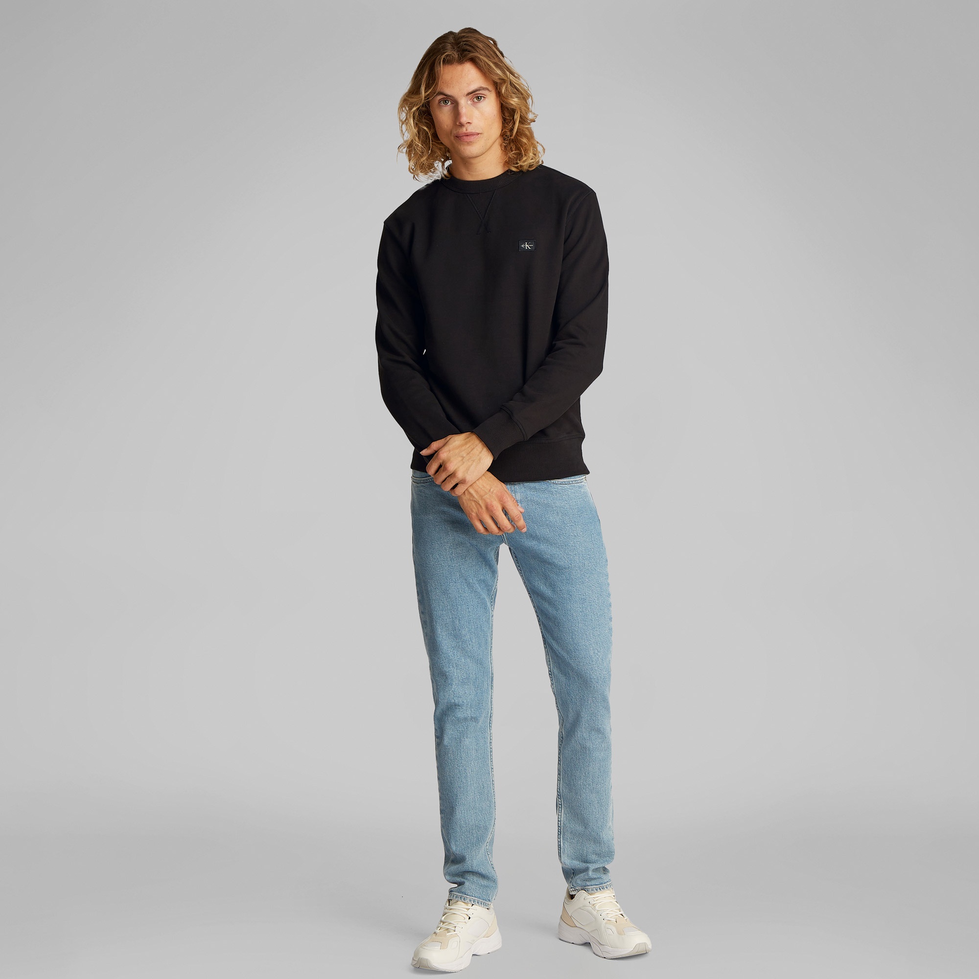 Calvin Klein Erkek Siyah Sweatshirt