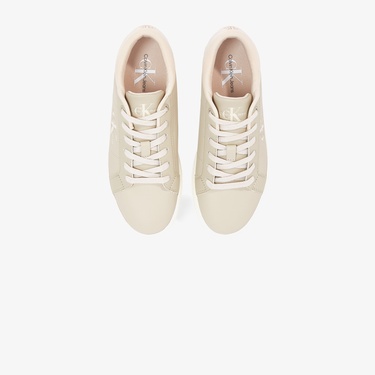  Calvin Klein Classic Cupsole Lowlaceup Kadın Bej Sneaker