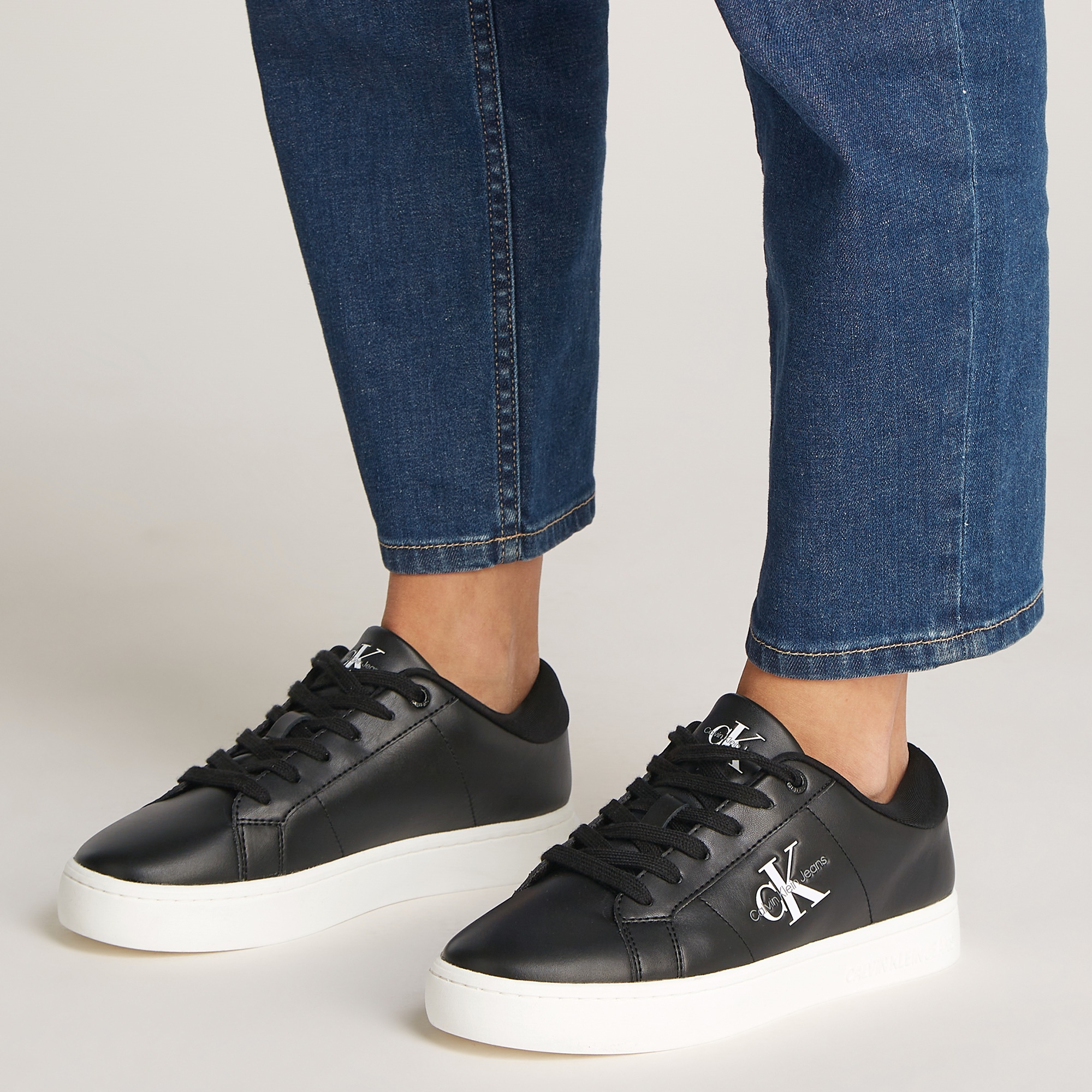 Calvin Klein Classic Cupsole Lowlaceup Kadın Siyah Sneaker