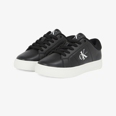  Calvin Klein Classic Cupsole Lowlaceup Kadın Siyah Sneaker