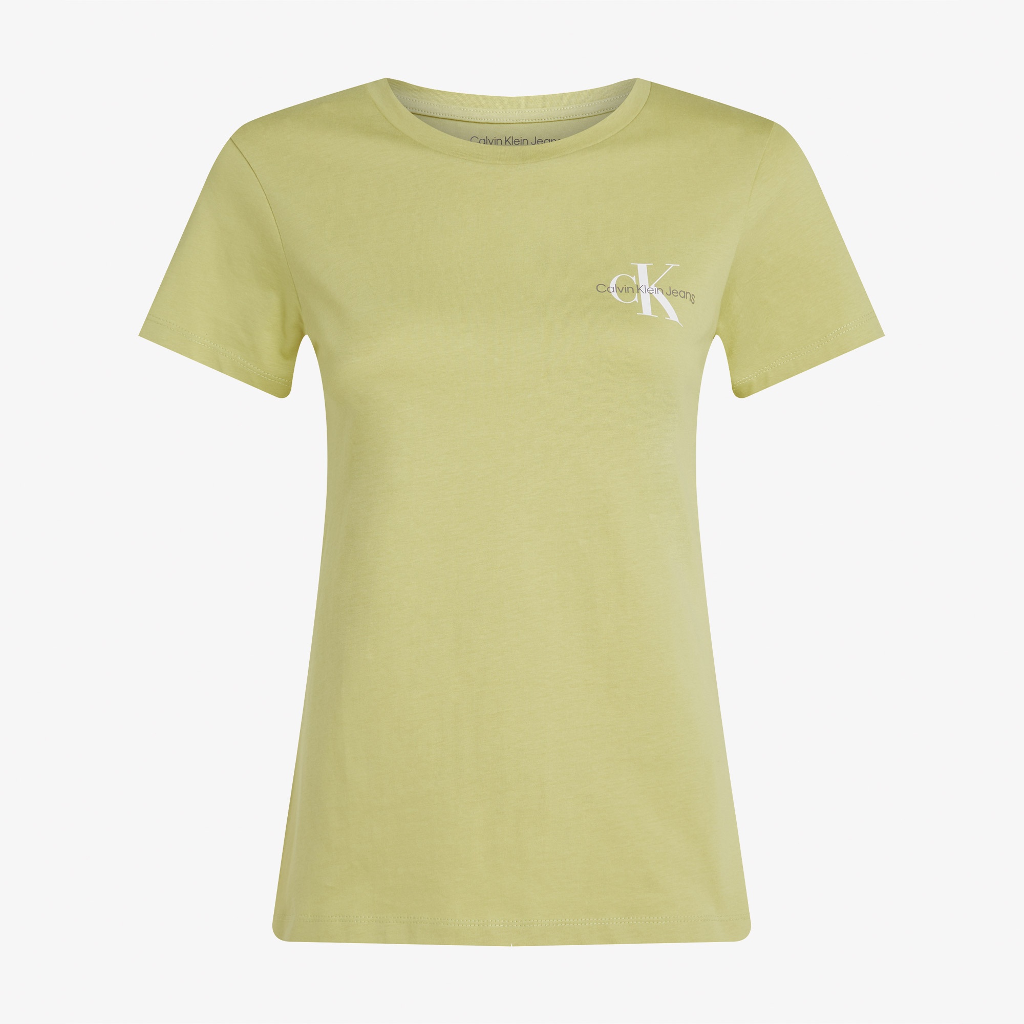 Calvin Klein 2-Pa Monologo Slim Kadın Yeşil T-Shirt