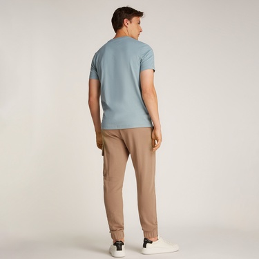  Calvin Klein Monologo Erkek Mavi T-Shirt