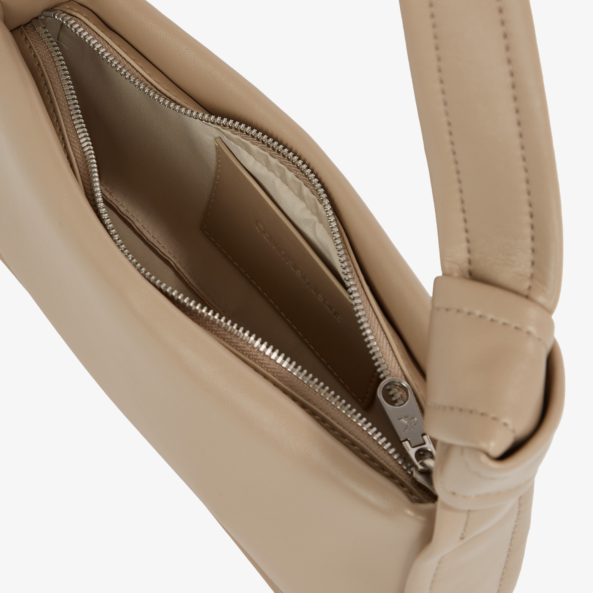 Calvin Klein Knotted 26 Kadın Bej El Çantası