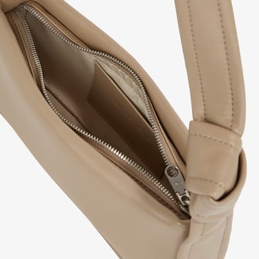  Calvin Klein Knotted 26 Kadın Bej El Çantası