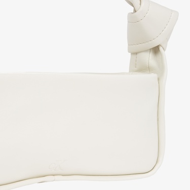  Calvin Klein Knotted 26 Kadın Beyaz El Çantası