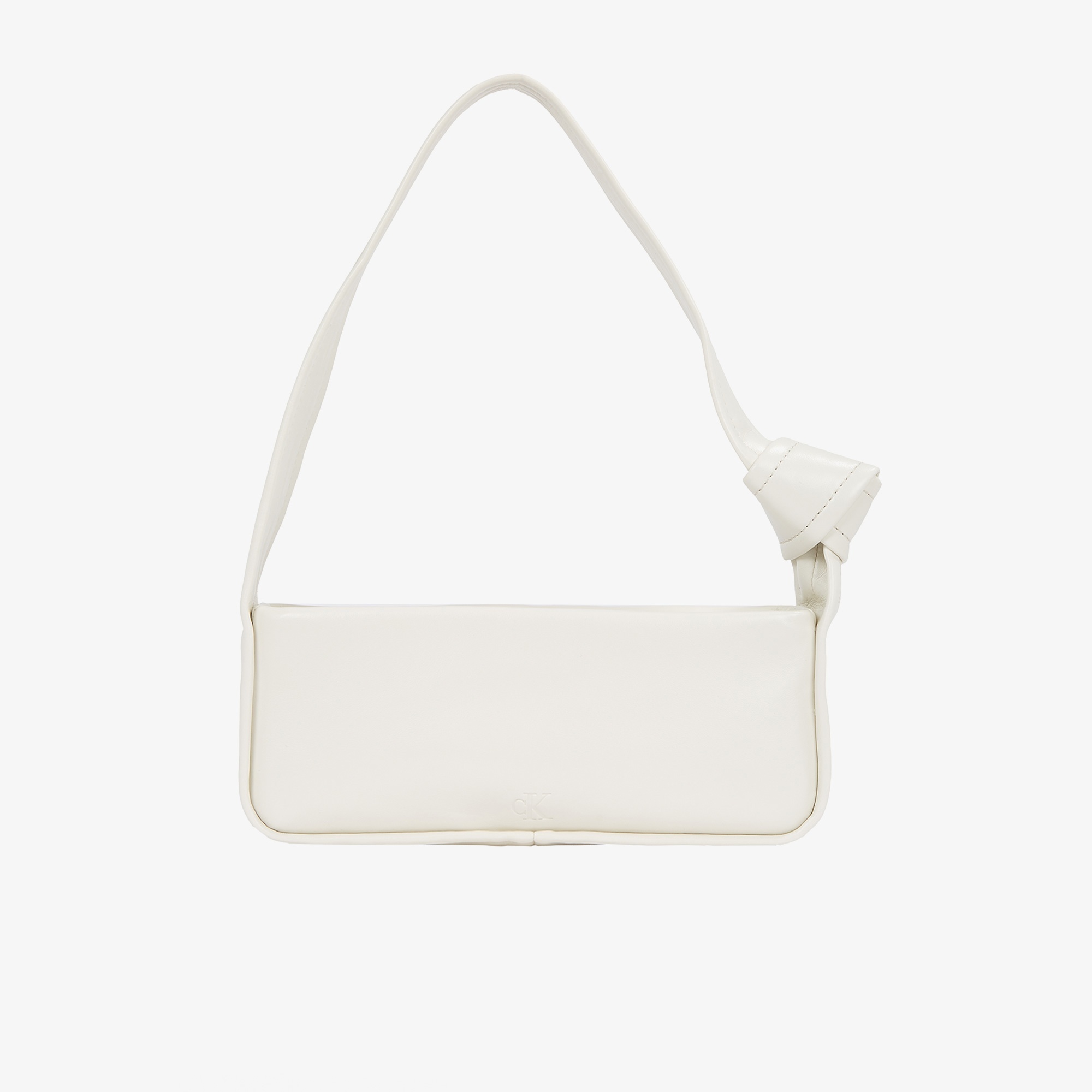 Calvin Klein Knotted 26 Kadın Beyaz El Çantası