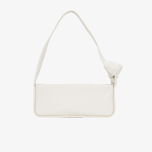  Calvin Klein Knotted 26 Kadın Beyaz El Çantası