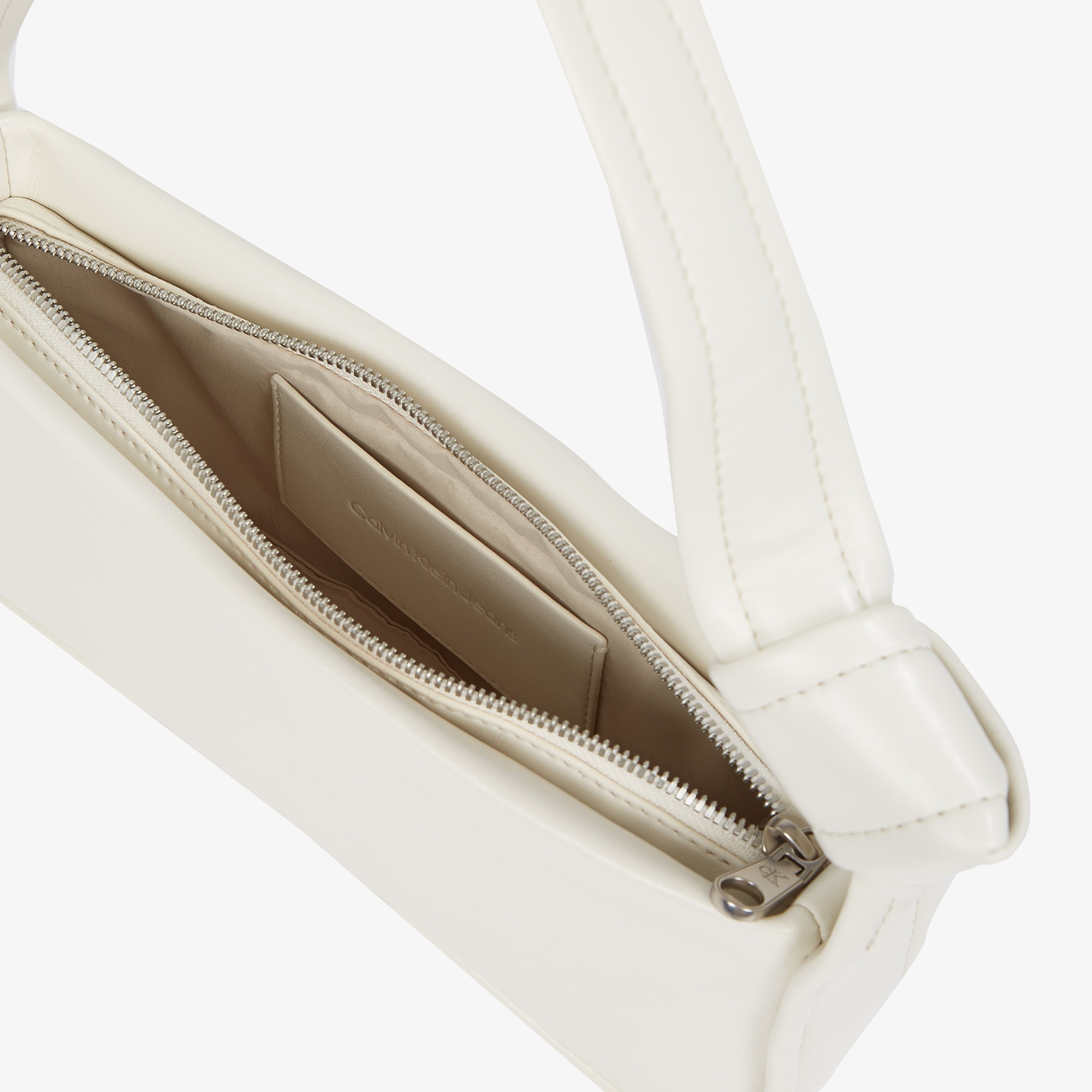 Calvin Klein Knotted 26 Kadın Beyaz El Çantası