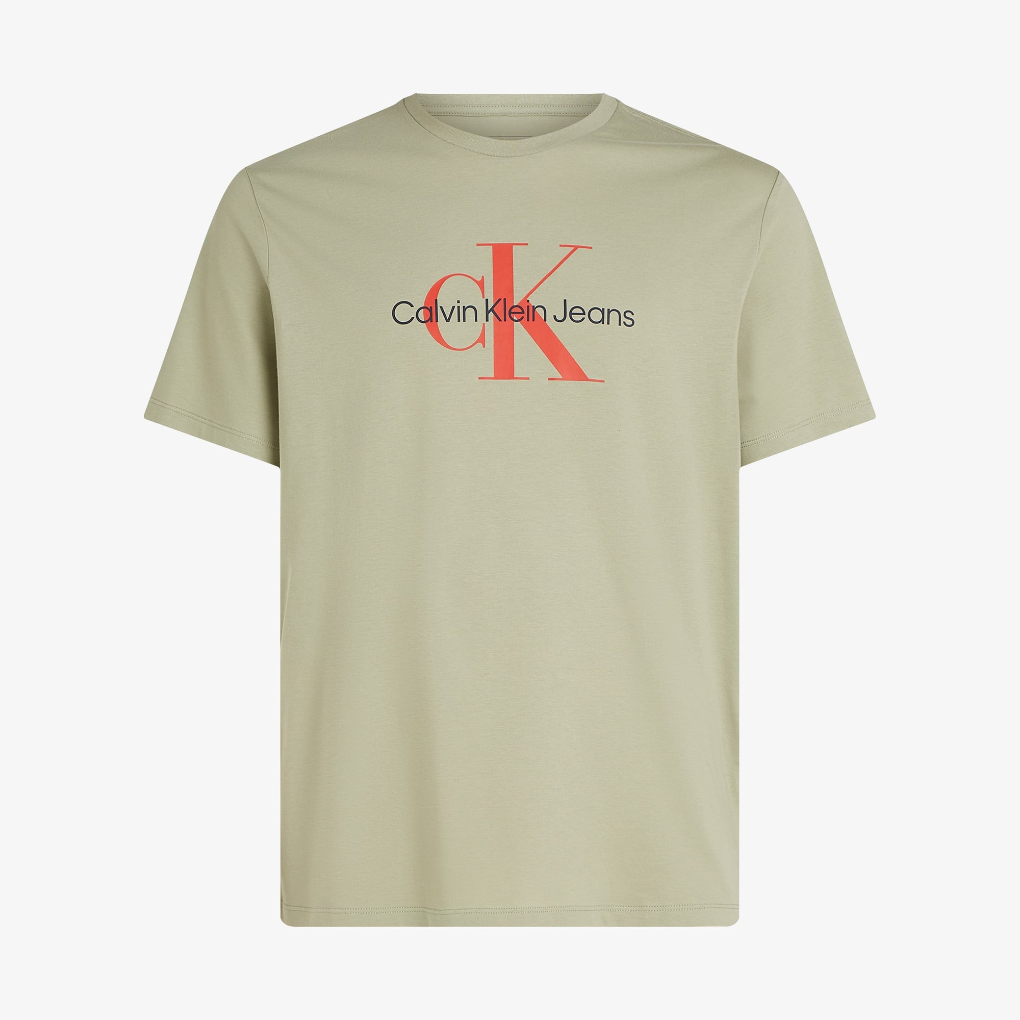 Calvin Klein Hero Monogram Erkek Yeşil T-Shirt