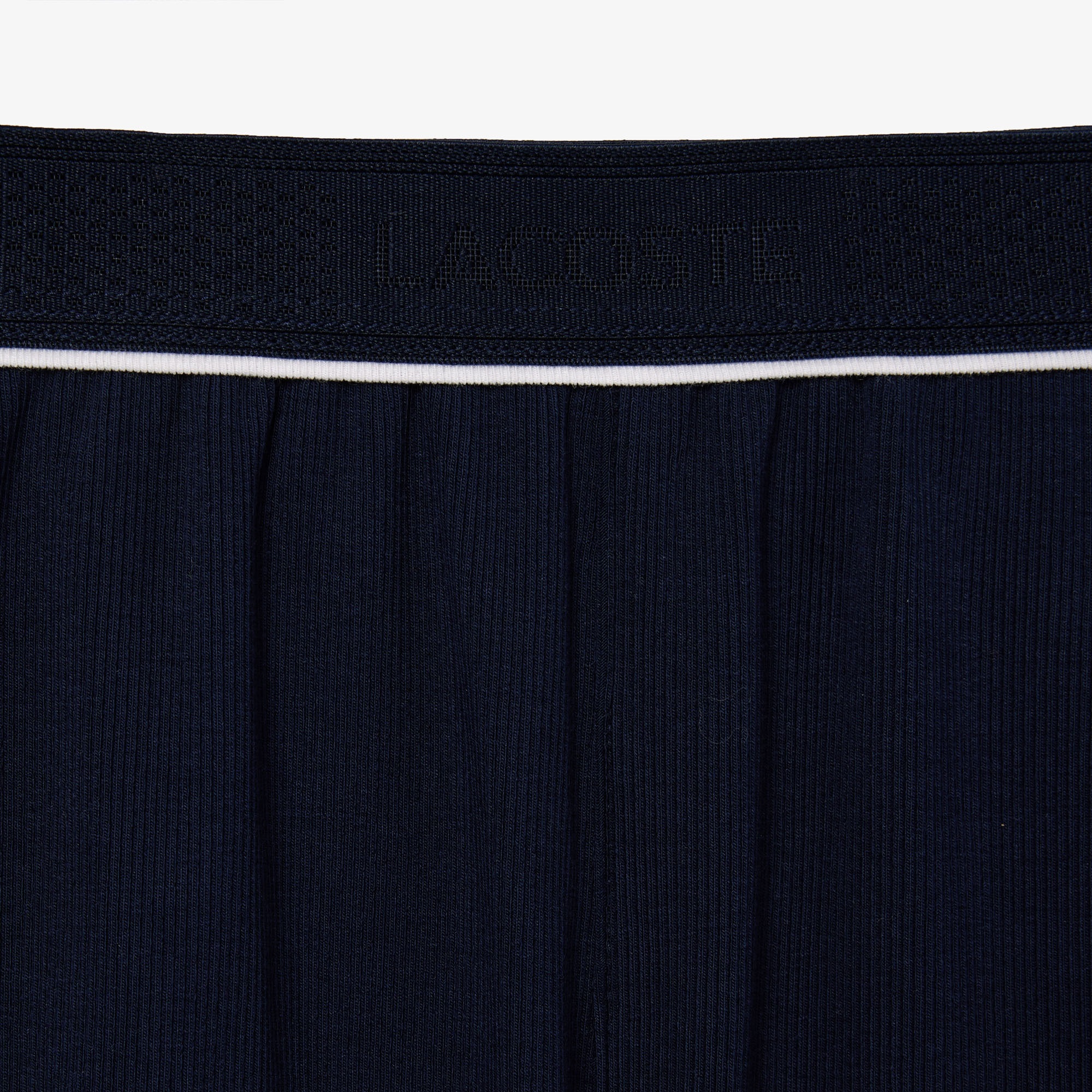 Lacoste Kadın Kolsuz Bisiklet Yaka Lacivert Pijama Takımı