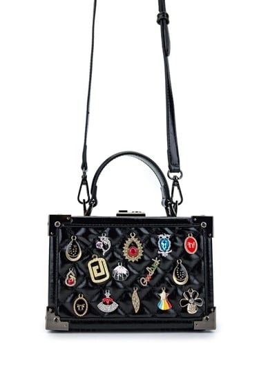  Tamer Tanca Kadın Vegan Siyah Kol Çantası