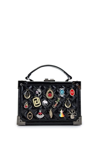  Tamer Tanca Kadın Vegan Siyah Kol Çantası