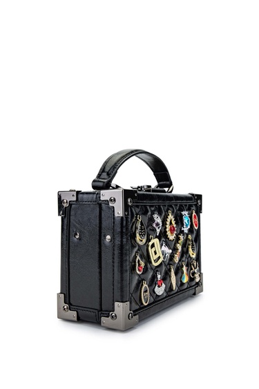  Tamer Tanca Kadın Vegan Siyah Kol Çantası