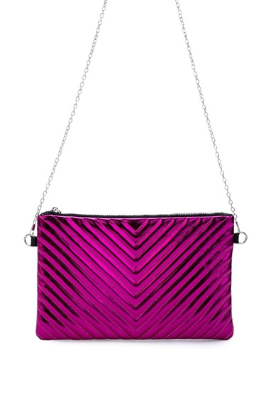  Tamer Tanca Kadın Vegan Fuşya El Çantası